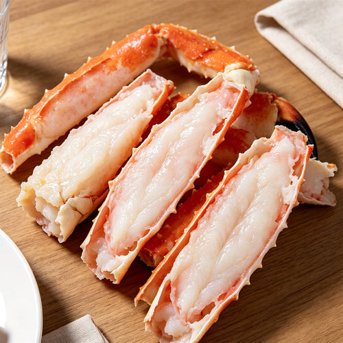 Cooked Split King Crab Legs