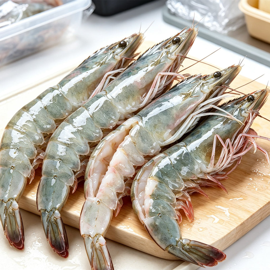 Fresh Large Whole Raw Prawns